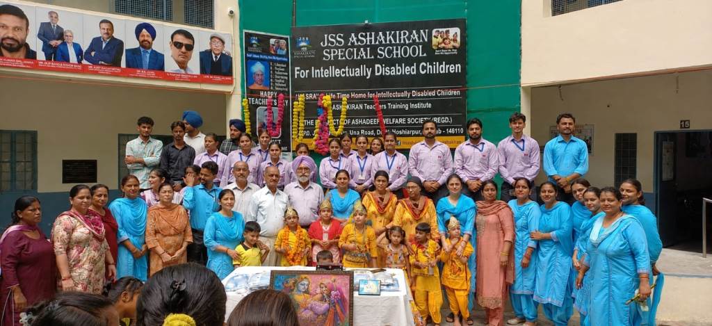Special children celebrate Shri Krishna Janmashtami at Asha Kiran School